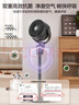 美的（Midea）空氣循環(huán)扇 家用落地扇抑菌凈化語音風(fēng)扇立式遙控轉(zhuǎn)頁扇3D搖頭大風(fēng)力電風(fēng)扇桌面 GAI24PA 曬單實(shí)拍圖