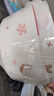 嘉蘭釉下彩陶瓷碗家用新款喜慶喬遷新居碗碟餐具套裝平安喜樂(lè)米飯碗盤(pán) 8英寸歐式湯碗2個(gè) 曬單實(shí)拍圖