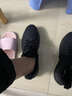 鴻星爾克男鞋秋季新款黑色運動(dòng)鞋輕便跑步鞋防潑水跑鞋子男純黑革面鞋流星 【推薦款-防潑水皮面】正黑 44 曬單實(shí)拍圖