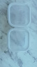 樂(lè )扣樂(lè )扣（LOCK&LOCK）耐熱玻璃飯盒微波爐上班帶飯便當冰箱水果沙拉碗透明碗保鮮密封盒 LLG224W正方形750ml 曬單實(shí)拍圖