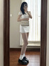 CharisKitty小c&k單肩包包女2025新款高級感斜挎包通勤鏈條包七夕情人節(jié)禮物 Beige米白色【小CK七夕專屬禮物】 曬單實(shí)拍圖