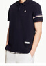 杰克·瓊斯（JACK&JONES）春季新款常規(guī)條紋撞色商務(wù)休閑涼感舒適短袖Polo衫男裝225106014 E39藏藍(lán) M （175） 曬單實(shí)拍圖