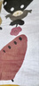潔麗雅（Grace）新疆棉純棉枕巾一對裝全棉紗布簡(jiǎn)約北歐枕頭巾 藍色卡通 52*78cm 曬單實(shí)拍圖