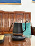 茶皇子（CHAHUANGZI）燒水壺泡茶專(zhuān)用控溫長(cháng)嘴手沖壺咖啡壺電熱水壺泡茶專(zhuān)用保溫一體燒水壺 1L 仿木紋黑 曬單實(shí)拍圖