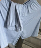 真維斯男童睡衣夏季兒童莫代爾親膚家居服夏裝空調服中大童寬松短袖套裝 【5A級抗菌】藍/太空騎行 170 曬單實拍圖
