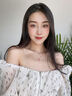 月下相戀S925銀項鏈輕奢女士鎖骨鏈甜美氛圍感桃之夭夭吊墜送女生生日禮物 S925銀桃之夭夭項鏈 曬單實拍圖