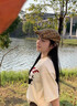 回力正肩短袖女2025新款夏寬松設(shè)計(jì)感上衣大碼顯瘦遮肚子純棉舒適t恤 曬單實(shí)拍圖