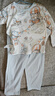 舒貝怡嬰兒衣服夏兒童睡衣男童裝女內(nèi)衣套裝空調(diào)服家居服秋衣秋褲 藍(lán)80 曬單實(shí)拍圖
