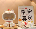 杞樂招財(cái)貓喬遷之喜搬家禮物客廳玄關(guān)裝飾放鑰匙置物架新居擺件工藝品 鈴鐺貓+置物架+相框+小擺件 曬單實(shí)拍圖