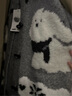 森馬（Semir）針織開(kāi)衫女冬半高領(lǐng)小狗提花牛角扣毛衫寬松2025新款可愛(ài)上衣 灰色調00322 L 曬單實(shí)拍圖
