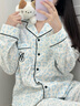 維多利亞的秘密 宅度假輕舒絨輕盈溫暖防靜電家居服女長袖長褲睡衣套裝七夕禮物 12M7藍(lán)豹紋 11273305 S 曬單實拍圖