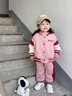 G.DUCKKIDS女小童秋裝兔子棒球服套裝2023新款春秋裝休閑網(wǎng)紅百搭衛(wèi)褲倆件套 圖片色 90 cm 曬單實(shí)拍圖