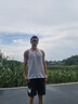 卡爾美（KELME）馬拉松專業(yè)跑步背心速干提花透氣長(zhǎng)跑競(jìng)速無(wú)袖T恤 光亮白 XL （建議拍大一碼） 曬單實(shí)拍圖