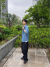 馬克華菲【冰絲牛仔襯衫】夏季薄款短袖男士2025美式復(fù)古T恤襯衣外套男裝 曬單實拍圖