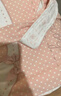 拉比嬰兒抱被睡袋秋冬夾棉被子寶寶外出冬季 玫紅 100x100cm 曬單實(shí)拍圖