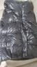 鴨鴨（YAYA）羽絨馬甲女外穿秋冬新款情侶男女同款連帽馬夾背心羽絨服外套 黑色 L /170(建議115-130斤) 曬單實(shí)拍圖