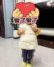 巴拉巴拉童裝兒童羽絨馬甲冬裝男童女童立領(lǐng)外套保暖可愛(ài) 奶白10501 120 cm 曬單實(shí)拍圖