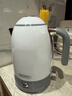 膳魔師（THERMOS）燒水壺恒溫電熱水壺熱水壺電熱水瓶316L電水壺自動(dòng)斷電保溫一體最新款無(wú)縫內膽泡茶煮開(kāi)水壺大容量 1.7L 【一鍵恒溫】月光白 曬單實(shí)拍圖