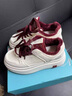 大東女士踩屎感厚底小白鞋女2025新款秋冬加絨真皮防水學(xué)生運動(dòng)板鞋休閑鞋 酒紅色加棉 加絨 37 曬單實(shí)拍圖