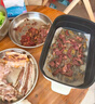 羊食光韓式烤肉戶(hù)外家庭家用新鮮雪花牛肉片拌肉燒烤套餐食材凈重1200g 曬單實(shí)拍圖