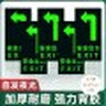 壹居長寧  安全出口向右指示牌夜光地貼消防疏散通道地貼 （5件套） 曬單實拍圖