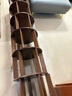 林之語(yǔ)實(shí)木旋轉書(shū)架落地可移動(dòng)置物架360度一體轉角儲物柜家用窄柜書(shū)柜 【全橡膠木】6層200*44cm胡桃木色 曬單實(shí)拍圖