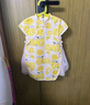 幼歌（YOUGE）嬰幼兒夏季新款新中式碎花連衣裙輕薄透氣兒童網(wǎng)紗裙子 向日葵 110 cm 曬單實拍圖