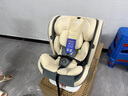 Heekin德國 兒童安全座椅汽車用0-4-12歲嬰兒寶寶360度旋轉(zhuǎn)ISOFIX硬接口 尊享灰(遮陽棚+上拉帶+側(cè)保護) 曬單實拍圖