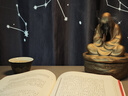 木客木客創(chuàng  )意陶瓷無(wú)相佛禪意擺件創(chuàng  )意家用檀香盤(pán)香爐茶室茶桌面裝飾品 悟-盤(pán)香爐 曬單實(shí)拍圖