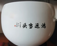 景韻雅成景德鎮(zhèn)陶瓷新中式招財聚寶盆開業(yè)裝飾風(fēng)水?dāng)[件家居喬遷送禮辦公室 鴻運(yùn)當(dāng)頭+木質(zhì)底座+五帝錢 曬單實(shí)拍圖