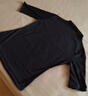 皮爾卡丹七分袖上衣純·棉t恤女2026春秋新款西裝內搭半高領(lǐng)打底衫正肩T恤 黑色半高領(lǐng)七分袖 L 【建議105-120斤】 曬單實(shí)拍圖