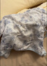全棉時代新生嬰兒睡衣滿月寶寶和尚服連體衣服嬰幼兒和袍 藍+假 59碼 曬單實拍圖