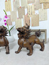 天祥緣紫銅貔貅擺件一對純銅天祿皮丘客廳招辦公室玄關(guān)酒柜財禮品大號紫銅-26號火貔貅一對 曬單實(shí)拍圖