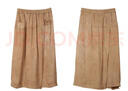 布符（Cloth Fu）布符2025年夏季新品高腰寬松顯瘦裙褲女裝優(yōu)雅百搭休閑褲通勤日常 卡其 L 曬單實(shí)拍圖