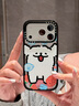 CASETIFY Maltese線條小狗系列 冰鎮(zhèn)西瓜 適用于17/16/15 Air/Pro/Max 蘋果手機殼 透明黑框 iPhone 17 Pro 曬單實拍圖