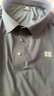 KOLON SPORT/可隆戶外短袖POLO 男士接觸涼感UPF50+多功能衫 LHPT5MN129-BK 黑色 XL180/100A 曬單實(shí)拍圖