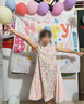 班尼路女童漢服連衣裙夏季兒童新中式國風(fēng)旗袍網(wǎng)紗裙小女孩唐裝古風(fēng)裙子 曬單實(shí)拍圖