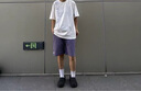 FOX.G男士短褲夏季男運動褲子外穿2025新款速干跑步休閑褲薄款冰絲男褲 紫色帶口袋抽繩運動短褲 L 【建議120斤內(nèi)】 曬單實拍圖