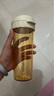 特百惠（Tupperware）茶韻隨心水杯子500ml塑料大容量夏季學(xué)生防漏便攜運動(dòng)茶杯 奶茶棕500ml 曬單實(shí)拍圖