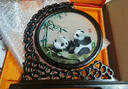 蜀中瑰寶蜀繡熊貓雙面刺繡屏風(fēng)擺件中國風(fēng)特色出國送老外四川成都非遺禮物 節節高熊貓 曬單實(shí)拍圖