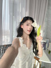 貝逸芙甜美睡衣女款夏季云朵棉帶胸墊杏色性感吊帶睡裙小個(gè)子寬松家居服 WD240701#吊帶裙-杏色 L 曬單實(shí)拍圖