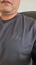 阿迪達斯短袖男2025夏季運動(dòng)親膚透氣輕薄速干T恤 深灰/淺灰 3XL  曬單實(shí)拍圖