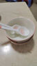 釉下彩可愛(ài)卡通碗碟套裝家用高顏值陶瓷碗筷盤(pán)餐具 2碗2勺 4件套 曬單實(shí)拍圖