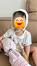 英氏（YEEHOO）兒童貼面帽寶寶防風(fēng)帽子秋冬女童純棉嬰兒帽子 曬單實(shí)拍圖