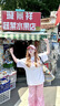 LDBE撞色格子彎刀休閑褲女2025新款秋季設(shè)計(jì)感寬松闊腿褲高腰垂感拖地 粉色 S 曬單實(shí)拍圖