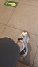 Walker Shop奧卡索休閑運(yùn)動鞋女登山鞋網(wǎng)面增高厚底健步鞋女V151018灰綠色37 曬單實(shí)拍圖