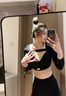 倩美手臂吸脂塑身衣自帶胸杯收副乳抽脂術(shù)后上衣女平肩美背女 膚色 L 曬單實(shí)拍圖