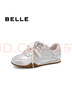 百麗（Belle）董潔/阿梅同款咖啡豆阿甘鞋女2025秋新商場同款板鞋3QS21CM5 【董潔同款】銀色 37 (235mm) 曬單實(shí)拍圖