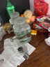 泡酒容器泡酒瓶專用玻璃瓶食品級酒壇子釀酒罐人參藥酒白酒瓶空瓶 6斤+304龍頭 方形【帶酒提】 曬單實(shí)拍圖