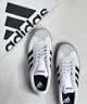 adidas T頭鞋 VL COURT復(fù)古板鞋德訓(xùn)鞋男女阿迪達(dá)斯輕運動   灰色/黑色/紅色(推薦女生選小半碼)   42 曬單實拍圖